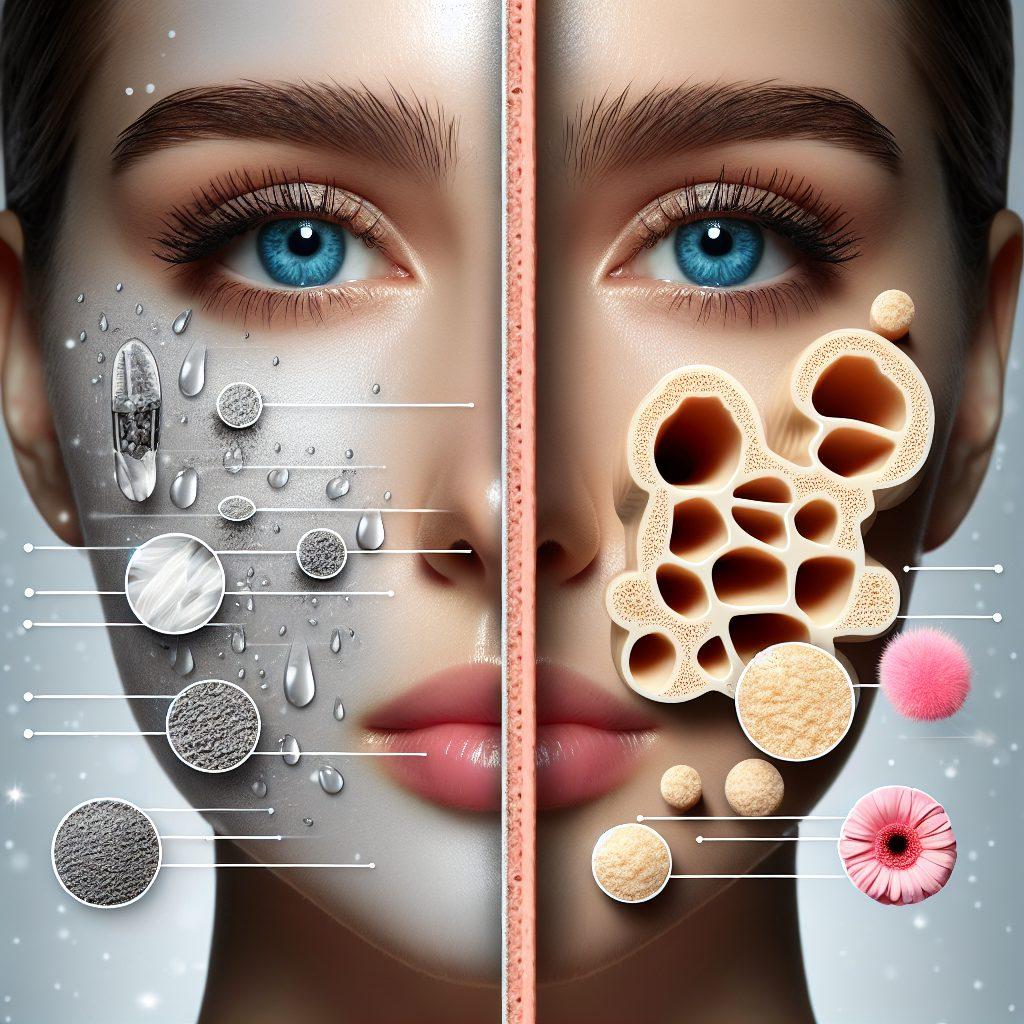 美容成分が毛穴に与える影響