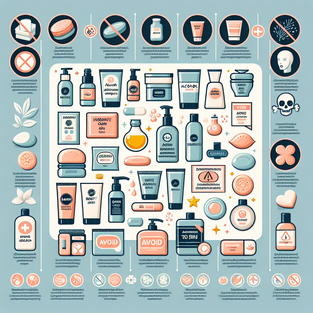 敏感肌に避けるべき成分