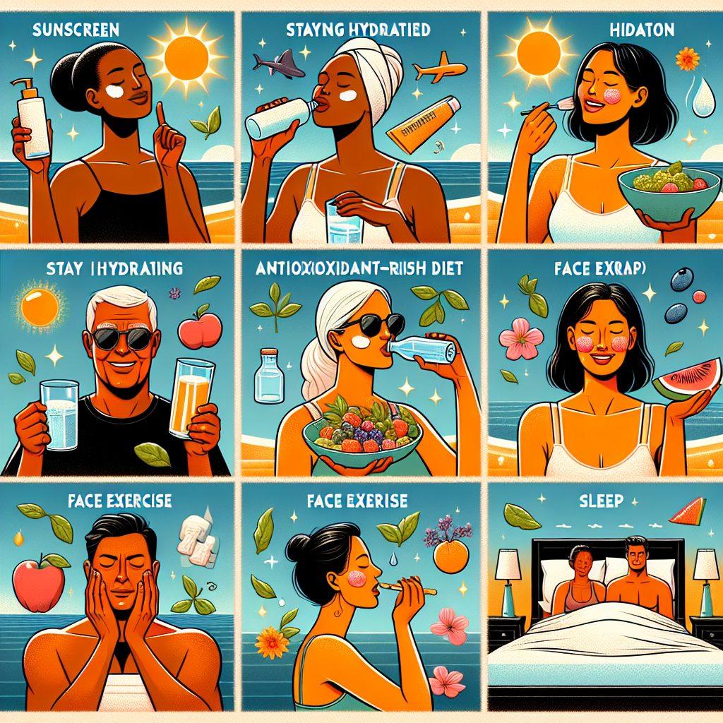 各シワの予防方法