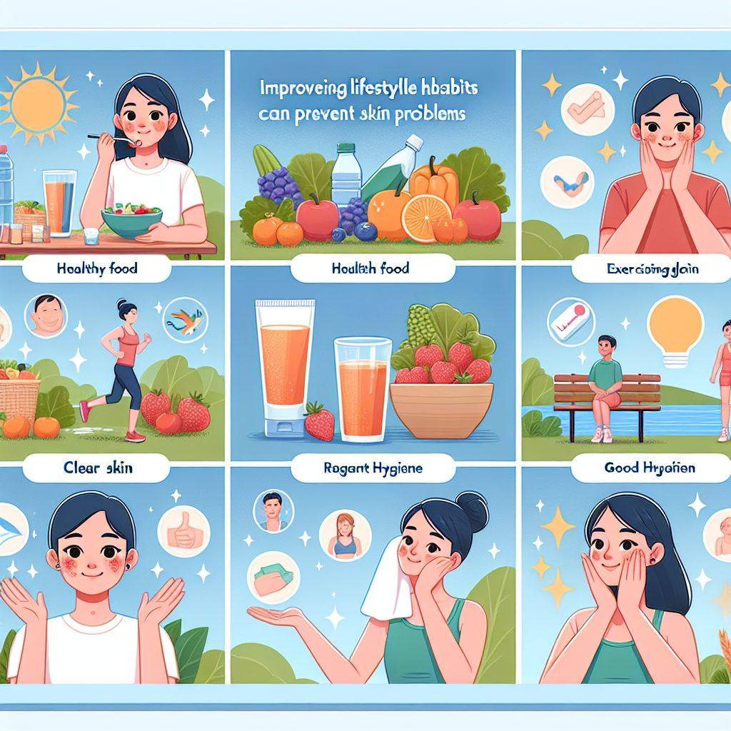 生活習慣の改善で肌荒れ予防