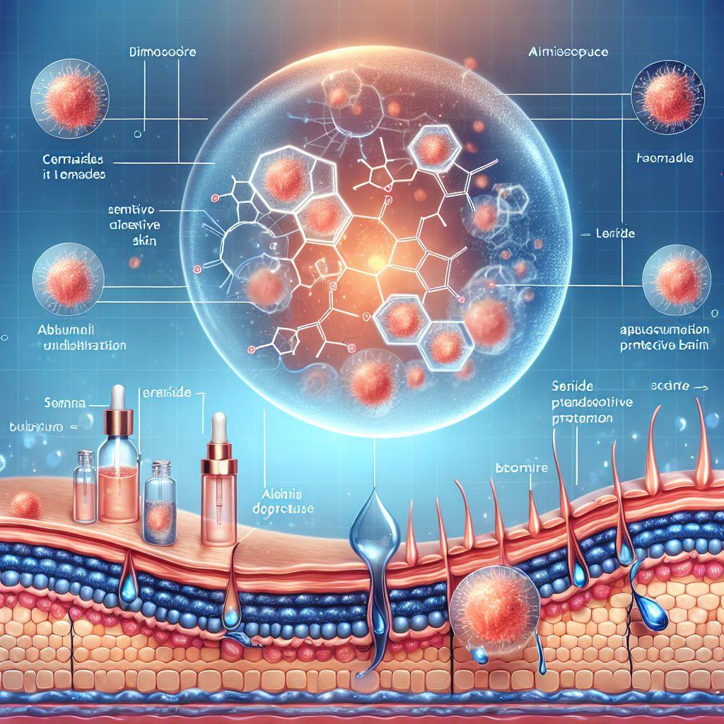 - セラミドの役割と敏感肌への利点