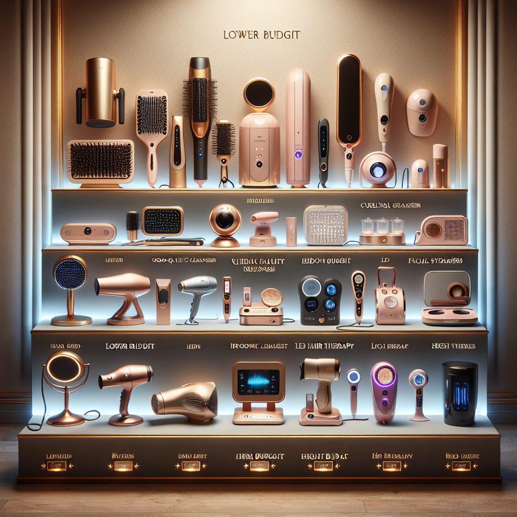 予算に応じた高級美容家電の選択肢