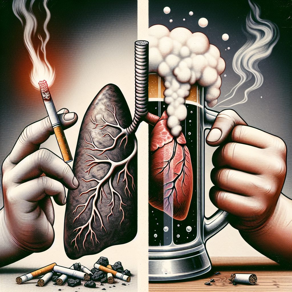 喫煙とアルコールの過剰摂取