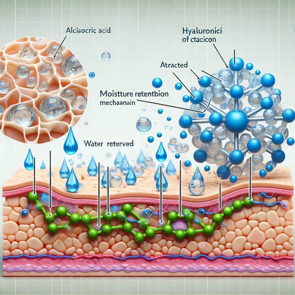 ヒアルロン酸の水分保持メカニズム