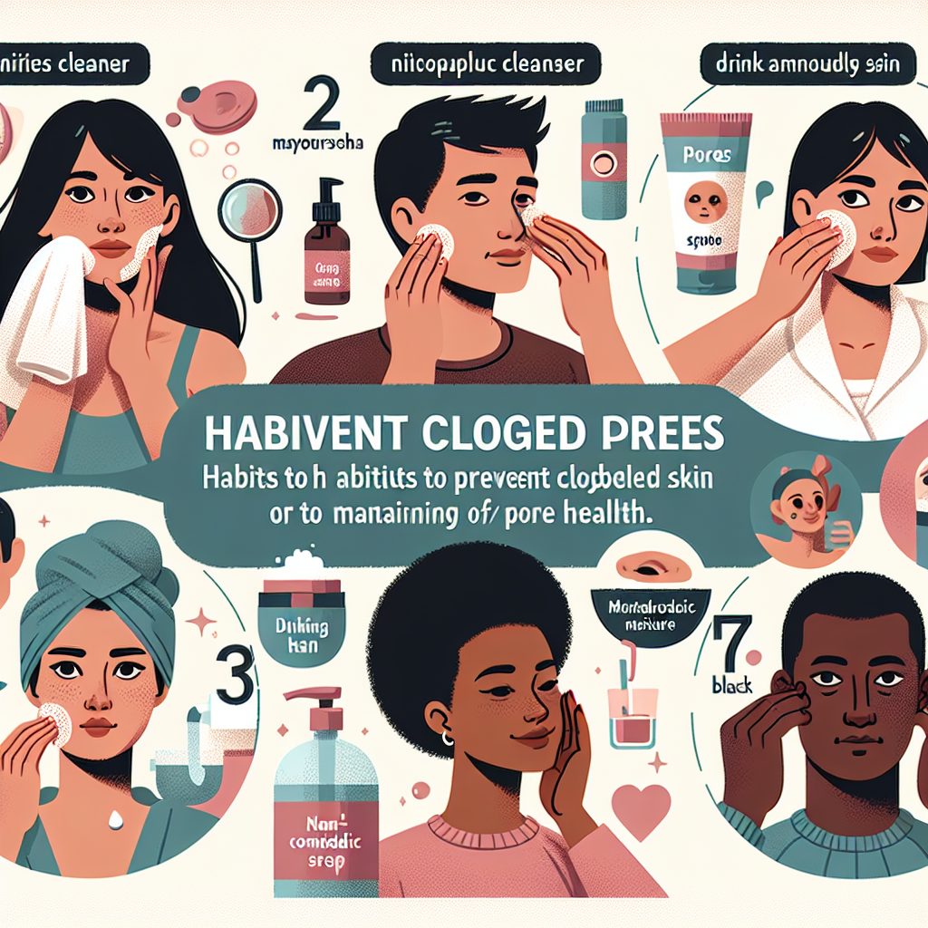 毛穴詰まりを防ぐ生活習慣