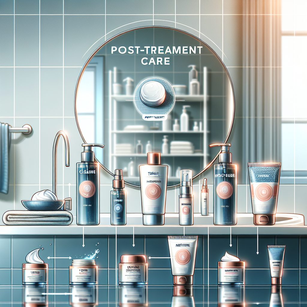 施術後のスキンケア：美肌を保つために