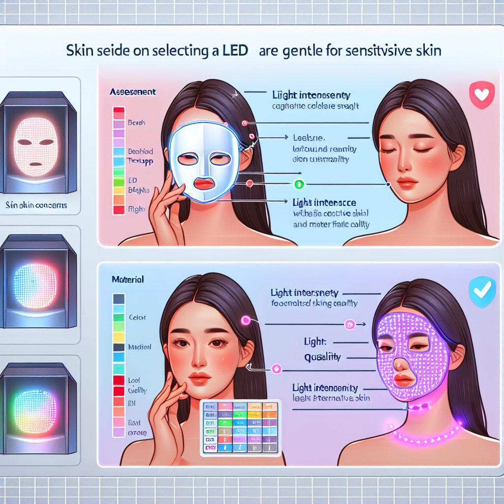 敏感肌に優しいLEDマスクの選び方