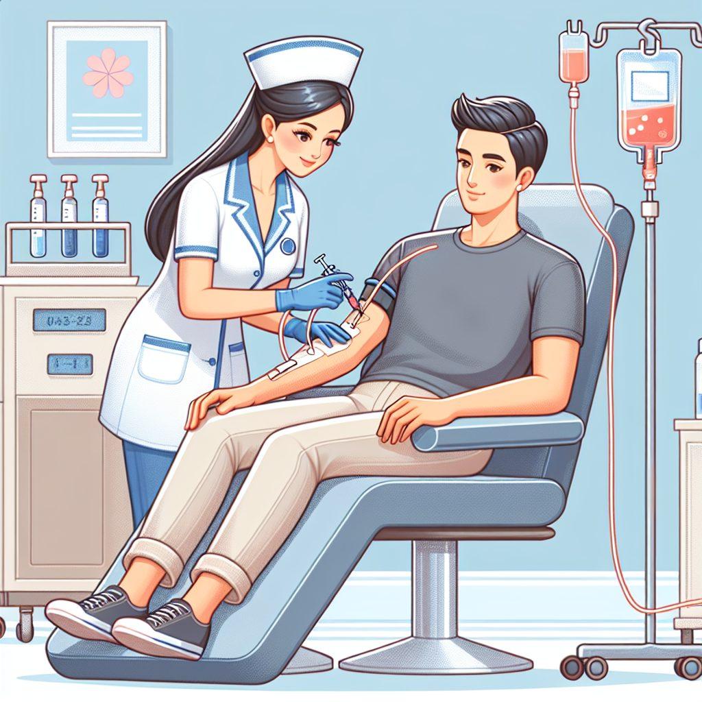 美肌点滴の施術の流れ