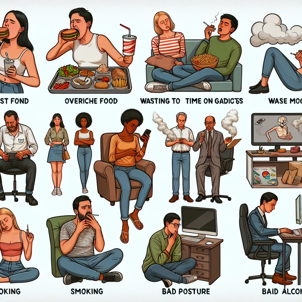 日常生活で避けるべき習慣