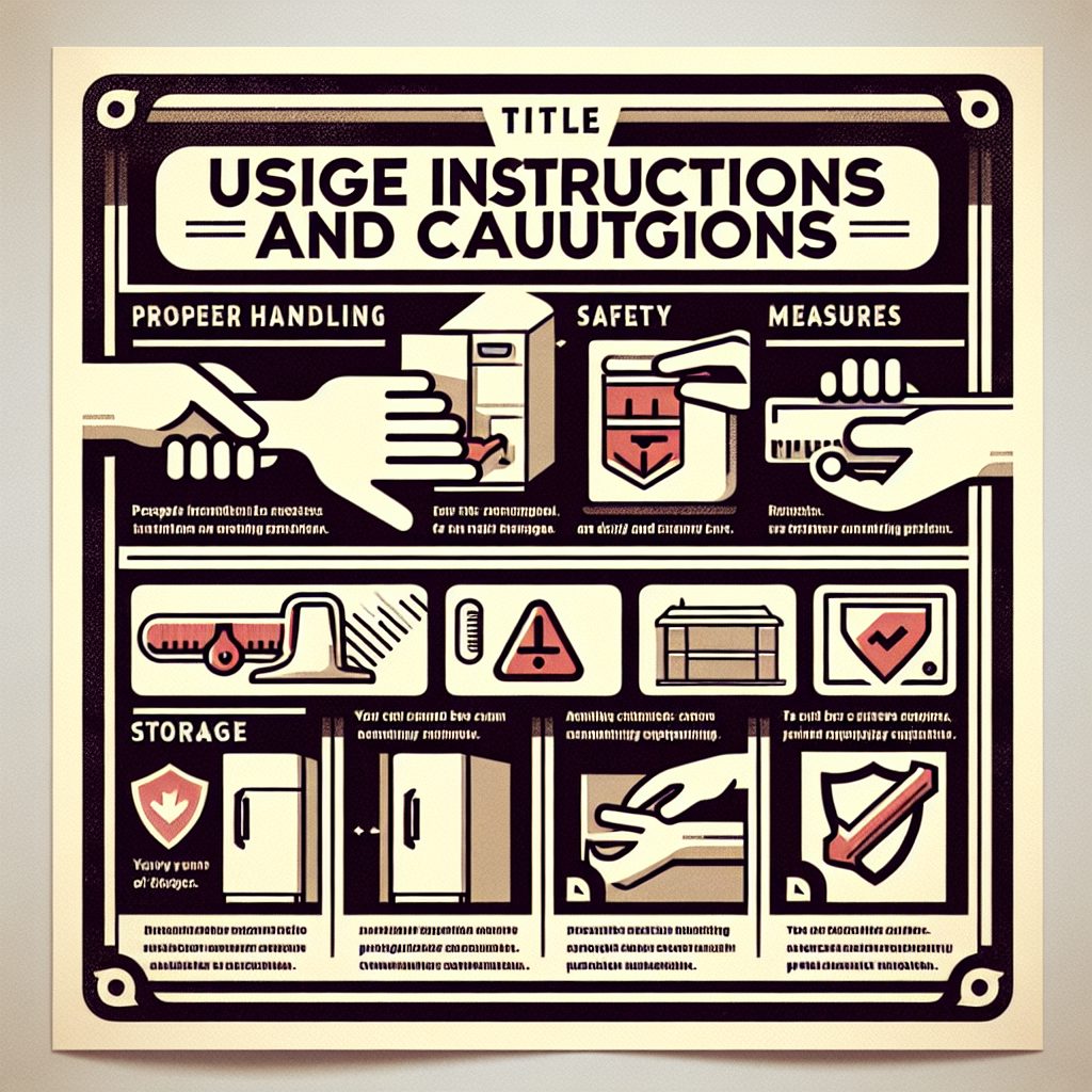 - 使用方法と注意点