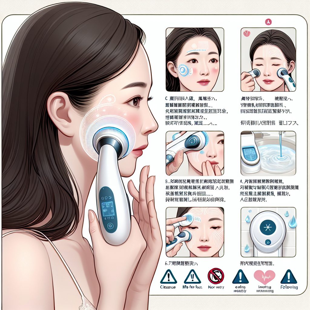 美顔器の使用方法と注意点